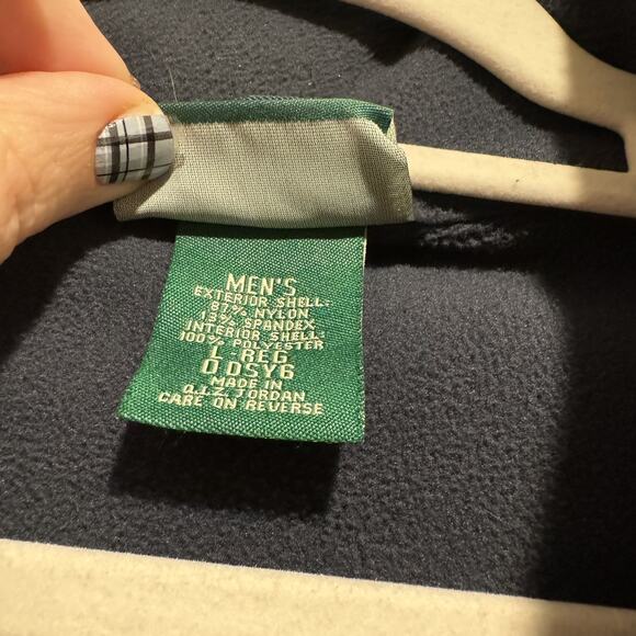 LL Bean Blue Soft Shell Vest Fleece Lined Mens Large - Picture 4 of 5